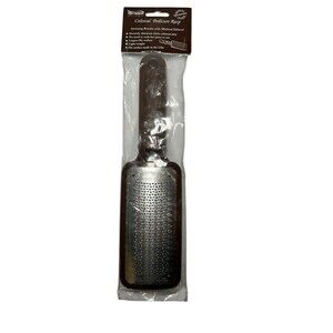 Microplane Colossal Foot File / Pedicure Rasp - Perfect for Calluses - Brown